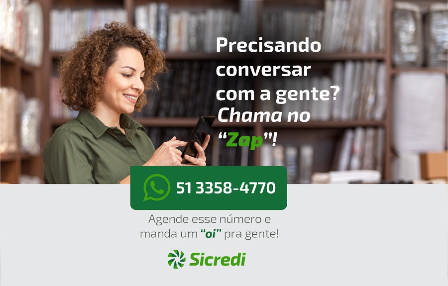 Precisa falar com o Sicredi? Chama no 'Zap' e tenha um atendimento humano e digital 