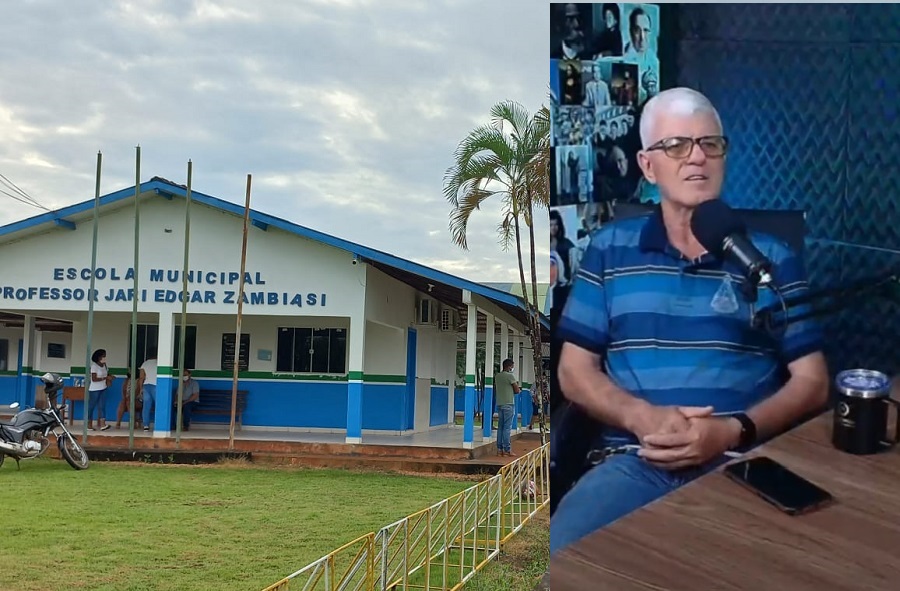 Escola de Aripuanã homenageia professor Valmir Faoro após 35 anos de dedicação à educação 