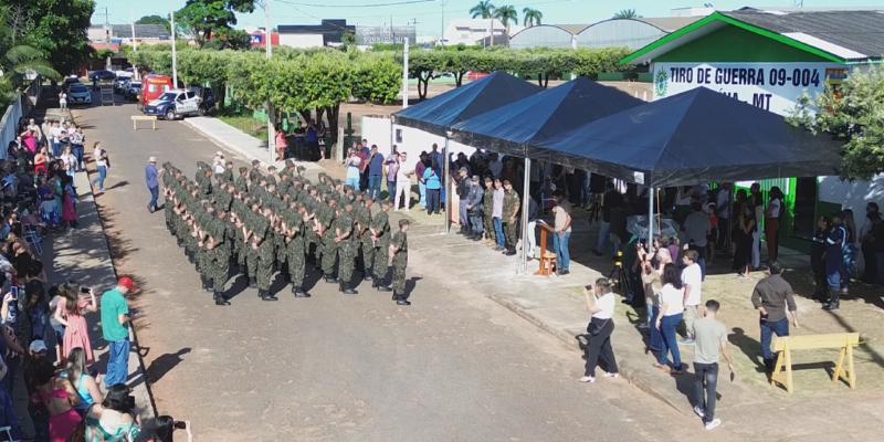 Após 24 Anos, Juína Celebra o Retorno do Tiro de Guerra 