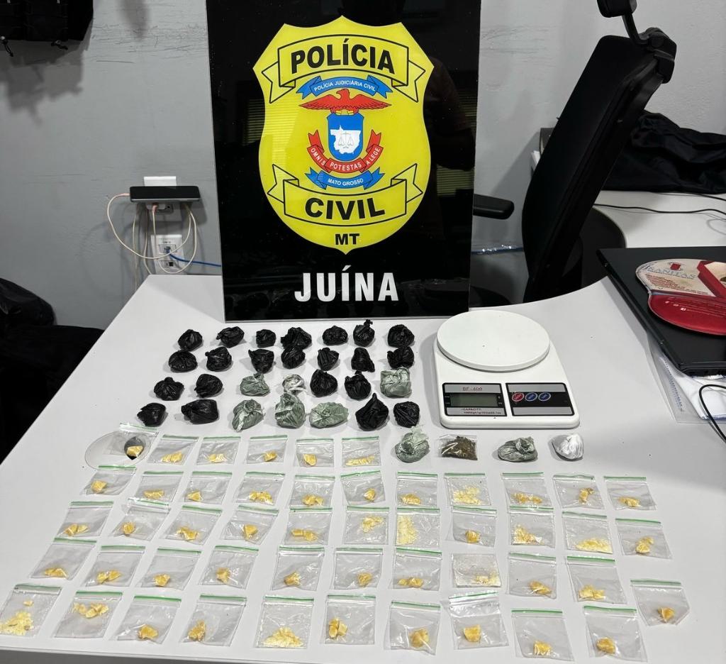 Polícia Civil prende criminosos de alta periculosidade envolvidos com tráfico de drogas e tentativa de latrocínio em Juína 