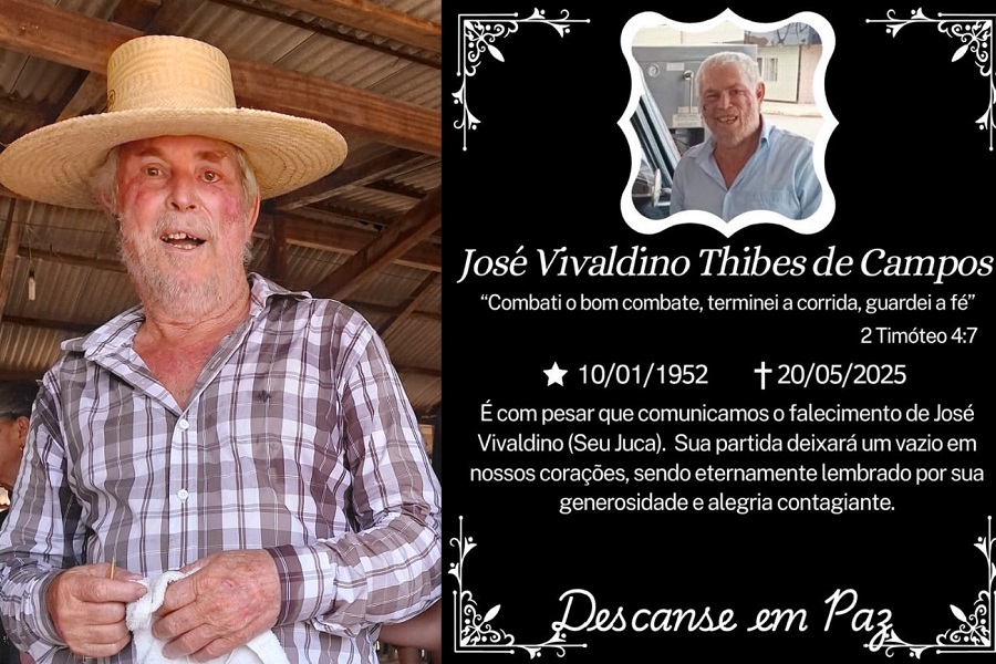 Morre em Várzea Grande aos 73 anos o pioneiro de Aripuanã, "seo Juca" 
