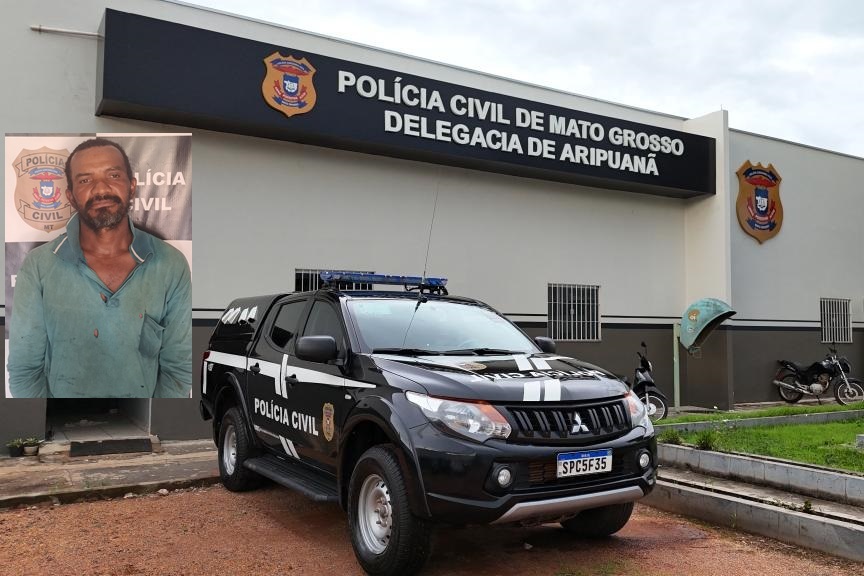 "Chocolate" é preso pela Polícia Civil acusado de duplo homicídio brutal na zona rural de Aripuanã 
