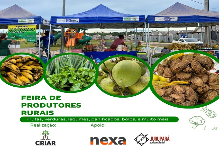 Feira de Produtores Rurais movimenta Aripuanã nesta quarta (04) com produtos locais e atrações para toda a família 