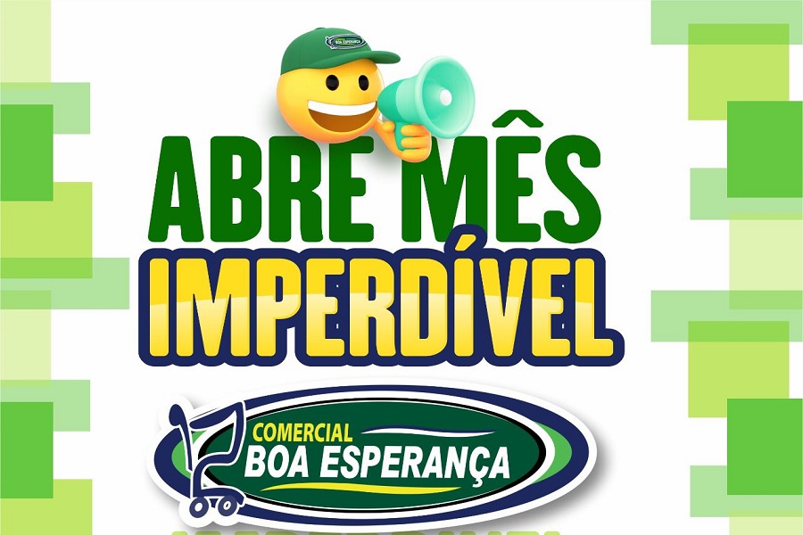 Comercial Boa Esperança lança campanha "Abre Mês Imperdível" com dezenas produtos em oferta até domingo (06)