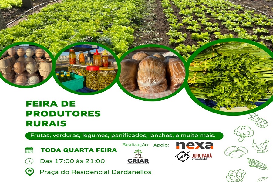 Feira de Produtores Rurais movimenta nesta quarta-feira Praça do Residencial Dardanelos em Aripuanã 