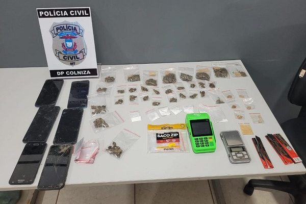 Polícia Civil prende jovem e apreende menor durante cumprimento de mandado judicial em Colniza 
