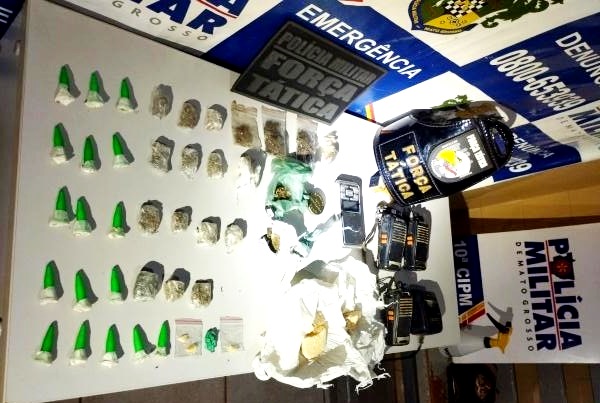 Força Tática apreende drogas e equipamentos em garimpo de Aripuanã durante Operação contra facções criminosas 
