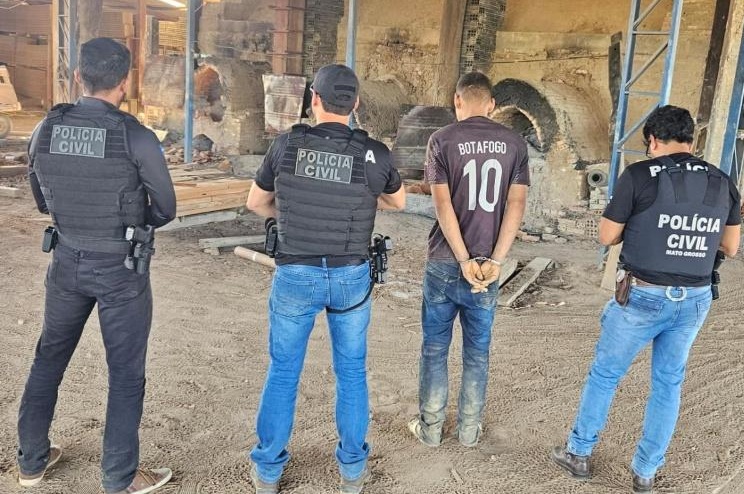 Foragido por estupro de vulnerável é preso pela Polícia Civil em olaria entre Juruena e Cotriguaçu 