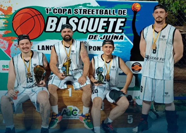 Equipe de Aripuanã vence a 1ª Copa Streetball de basquete em Juína 