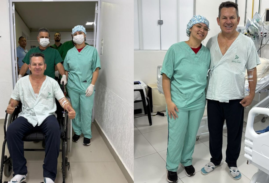 Mendes é internado no Sírio-Libânes para exames no pulmão 