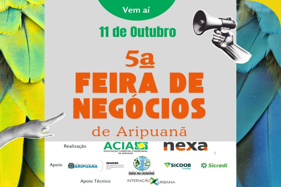Aripuanã se prepara para a 5ª Feira de Negócios, que fortalece empreendedores locais e regionais  