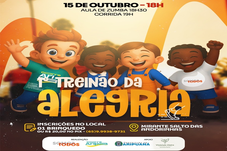 “Corre Aripa” realiza corrida solidária em prol do Dia das Crianças em Aripuanã 