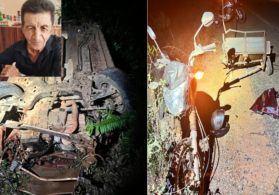 Idoso morre em acidente na MT-208, em Aripuanã 