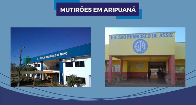 Duas escolas de Aripuanã recebem mutirões com foco no eleitorado jovem 