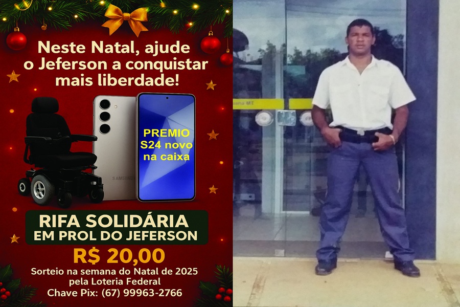 Morador de Aripuanã organiza rifa para comprar cadeira de rodas motorizada e recuperar autonomia 