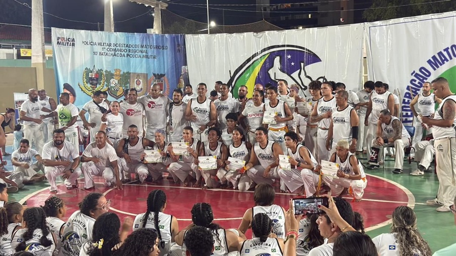 Aripuanã marca presença no Festival Nacional de Capoeira Ginga Camaradinha 2025 em Cuiabá 