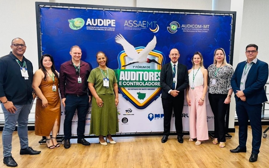 Controladoria de Aripuanã participa do 1º Fórum de Auditores e Controladores de Mato Grosso e reforça compromisso com a boa gestão pública 