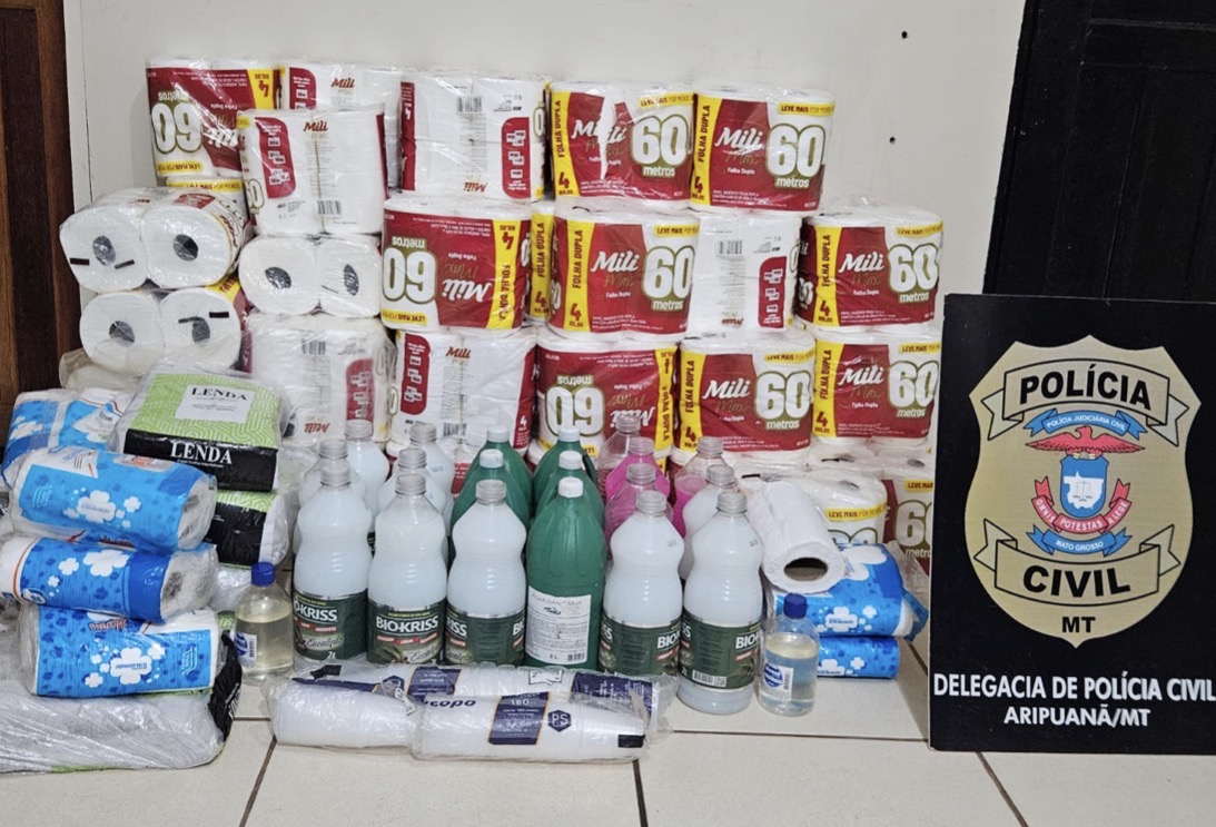 Polícia Civil de Aripuanã recupera materiais furtados de depósito da antiga Escola Municipal da Vila Operária 