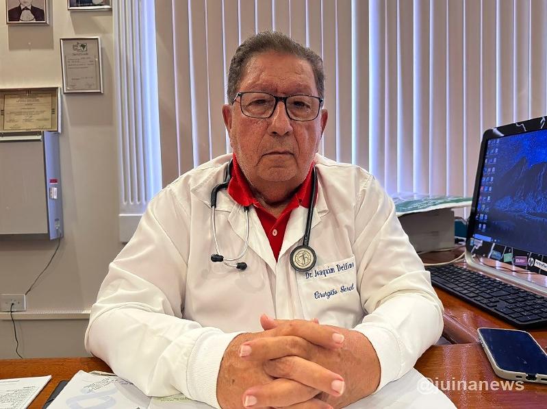 Dr. Joaquim Delfino Neto completa 50 anos de medicina e celebra uma vida dedicada a salvar vidas em Juína 