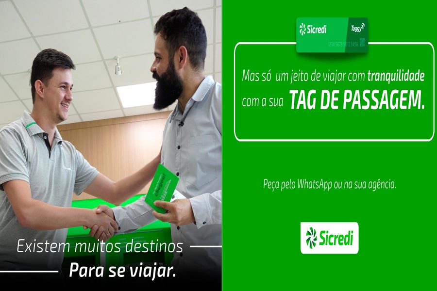 Economize tempo em pedágios. Evite filas com Tag de passagem do Sicredi 