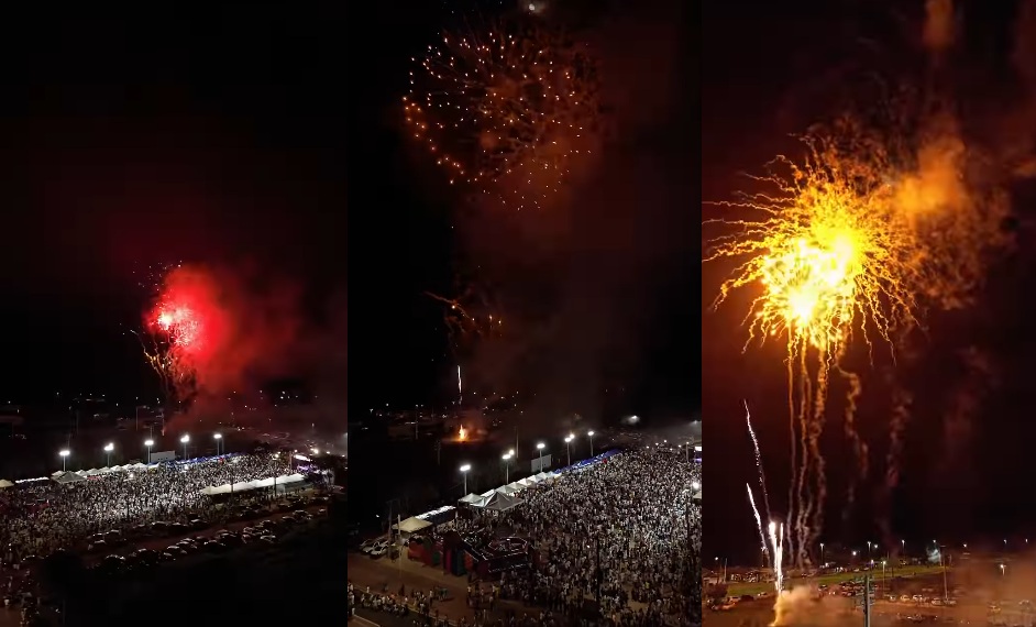 Aripuanã celebra 82 anos de emancipação política com grande Réveillon e multidão na Praça de Eventos