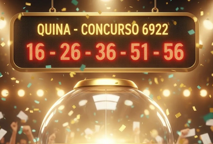 Quina acumula, mas Mato Grosso tem ganhador em Aripuanã no concurso 6922 