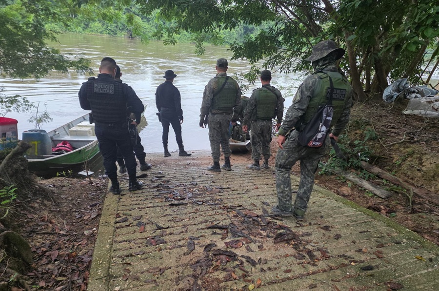 Polícia Militar realiza operação de policiamento fluvial e intensifica combate a crimes ambientais em rios da região de Aripuanã 