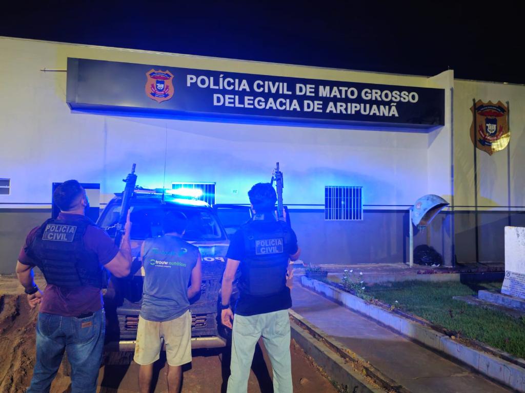 Polícia Civil prende suspeito de invasão de domicílio e importunação sexual em Aripuanã 