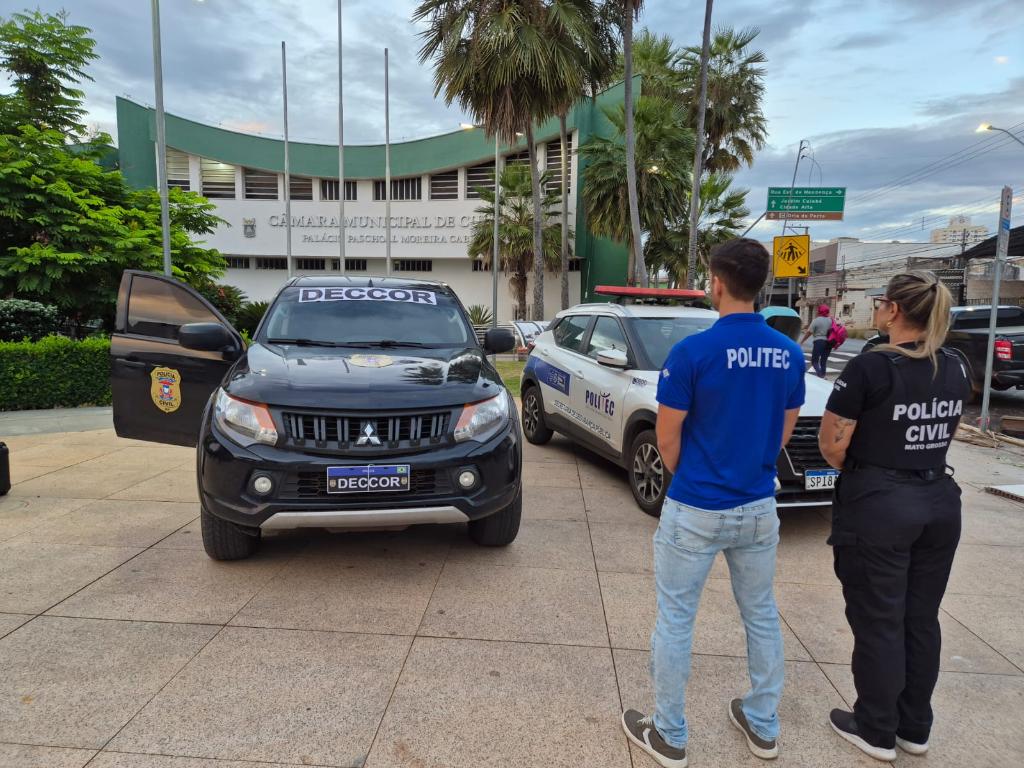 Polícia Civil mira esquema de desvio de emendas parlamentares na Câmara Municipal de Cuiabá 
