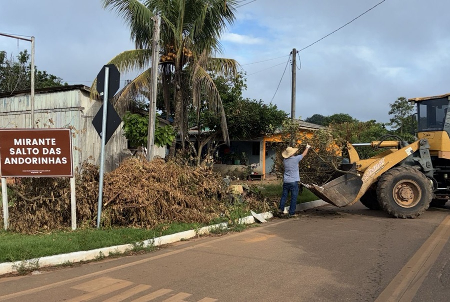 Prefeitura de Aripuanã conclui mutirão de limpeza urbana em todo o perímetro da cidade 