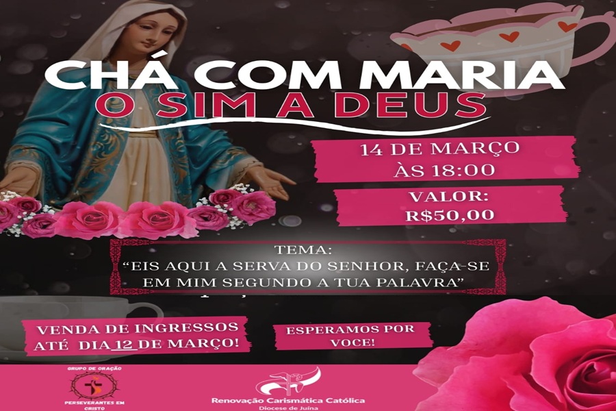 Paróquia São Francisco de Assis promove “Chá com Maria” em homenagem ao Dia Internacional da Mulher em Aripuanã 