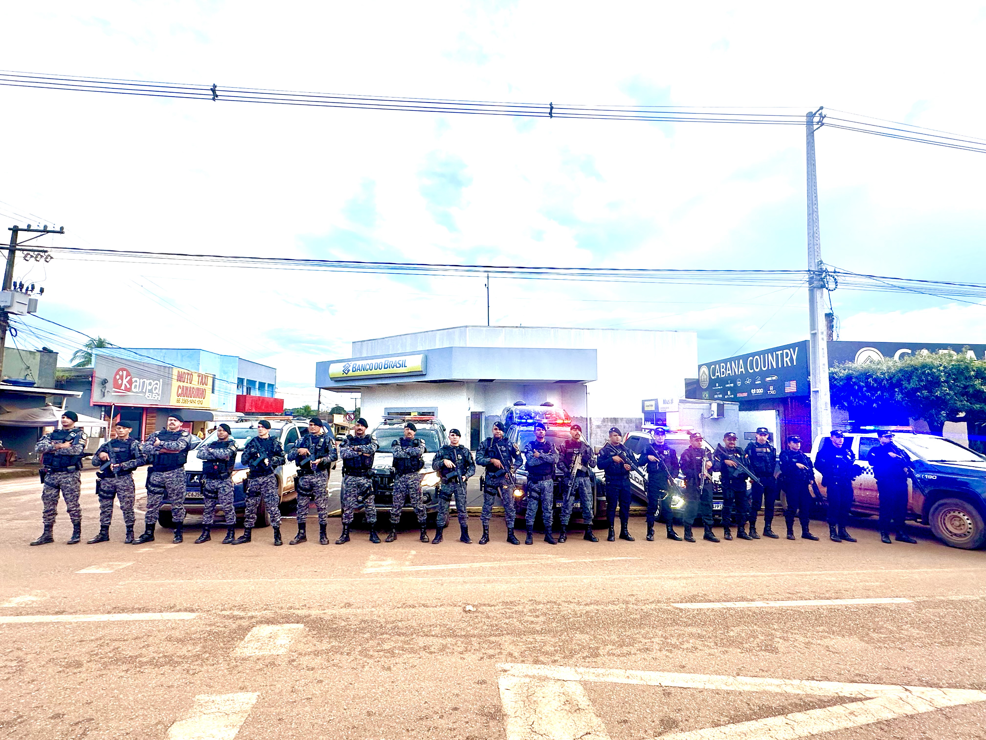 Polícia Militar intensifica segurança em Aripuanã com Operação Força Total 