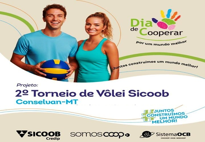 Conselvan recebe 2º Torneio de Vôlei Sicoob com esporte e ação solidária em maio 