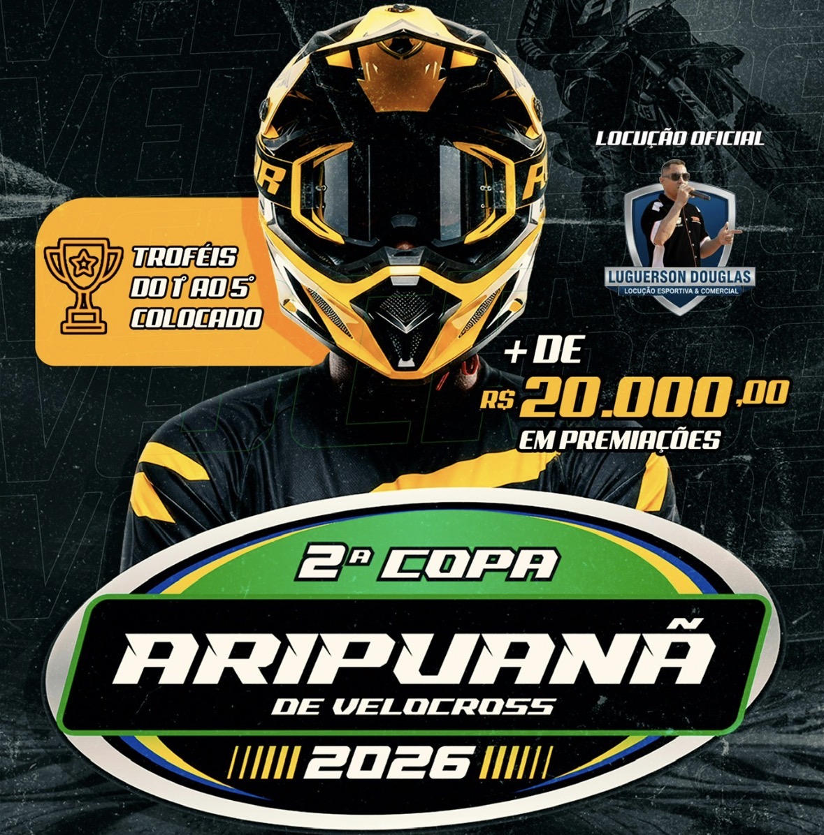 Aripuanã se prepara para a 2ª Copa de Velocross com inauguração de nova pista e mais de R$ 20 mil em prêmios 