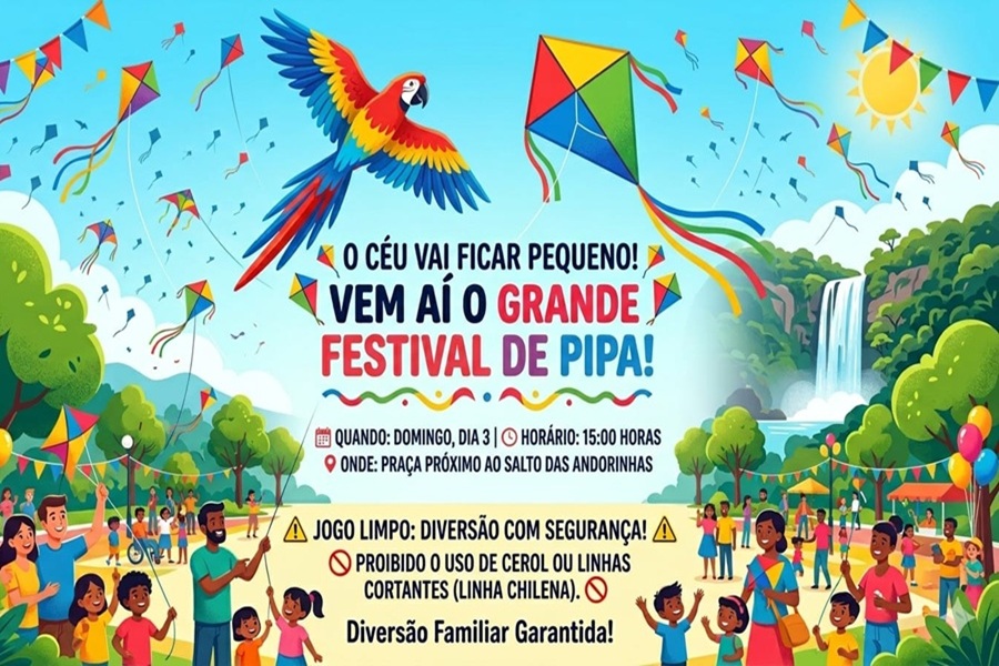 Grupo de amigos promove Festival de Pipas em Aripuanã com foco em lazer e segurança 