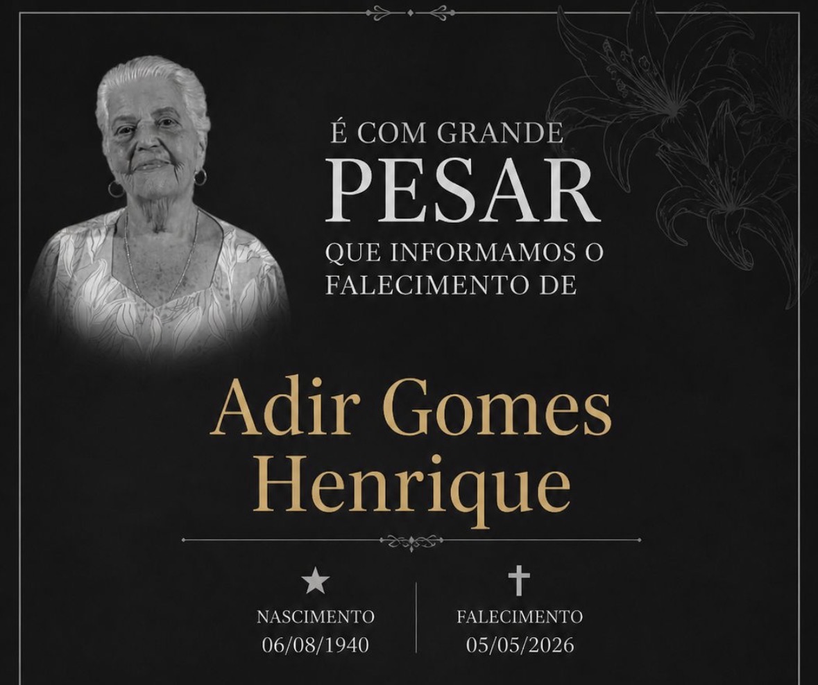 Pioneira de Aripuanã, dona Adir Gomes Henrique morre aos 85 anos em Cuiabá 