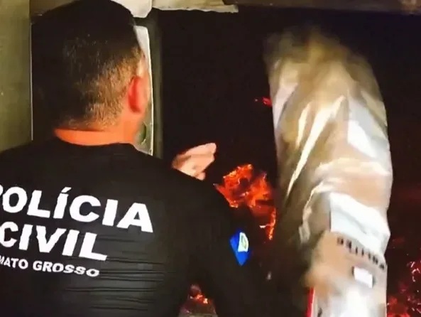 Drogas apreendidas em Colniza são incineradas pela polícia 