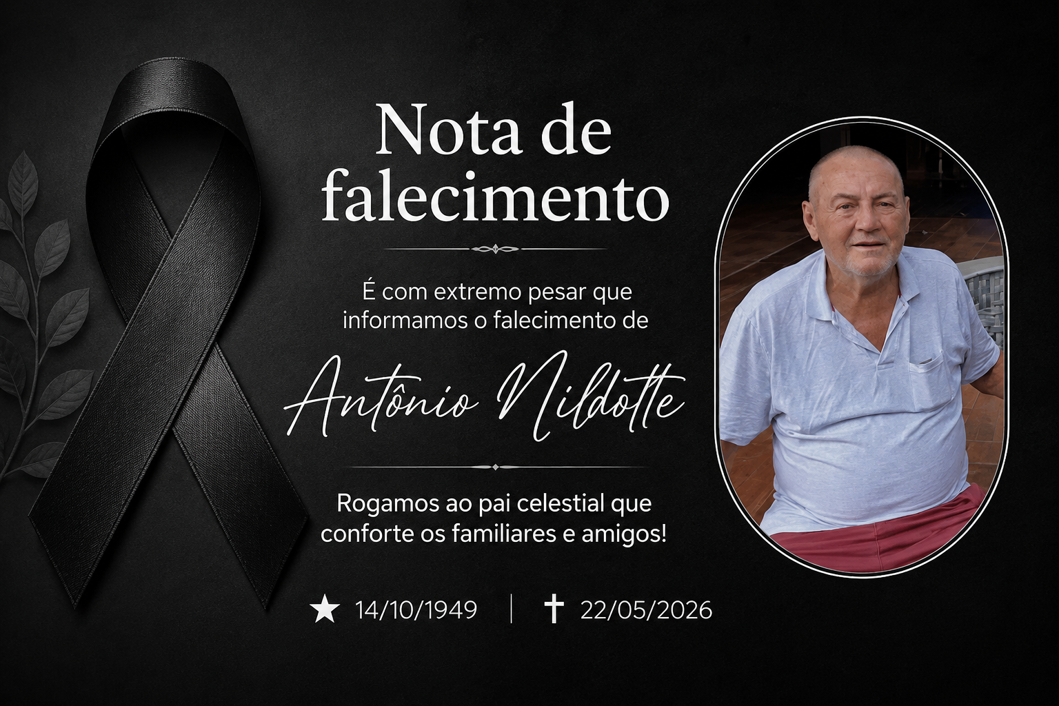 Pioneiro de Aripuanã, Antônio Niclotte morre aos 76 anos e deixa legado de trabalho e dedicação ao município 