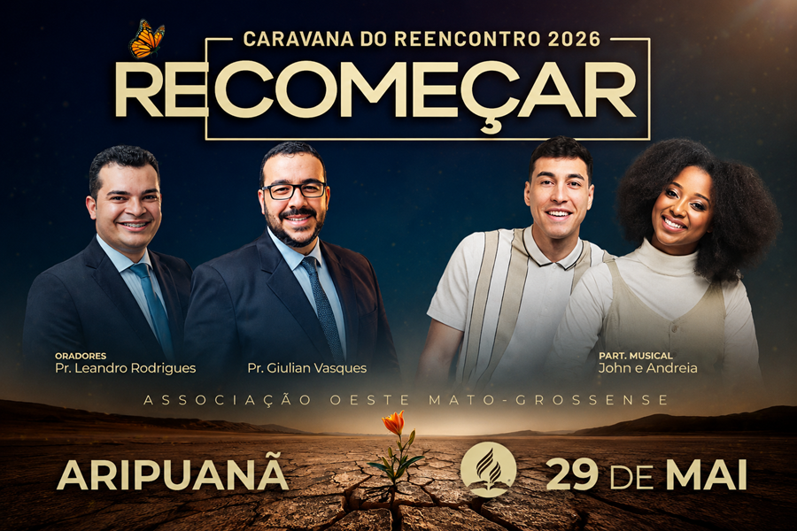 Caravana do Reencontro 2026 será realizada em Aripuanã com mensagens de esperança e louvor 