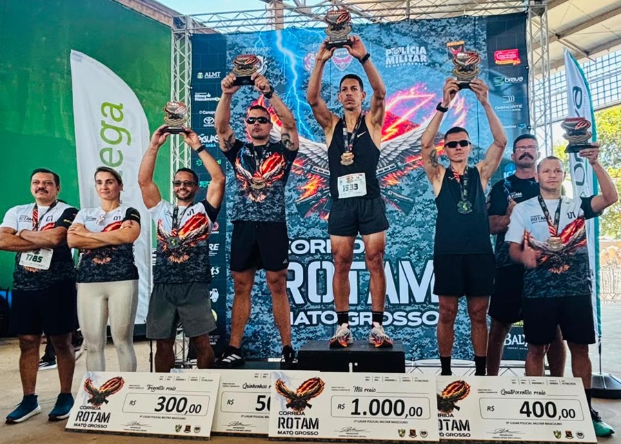 Atleta de Aripuanã conquista 1º lugar na 1ª Corrida ROTAM em Cuiabá e leva prêmio de R$ 1 mil 