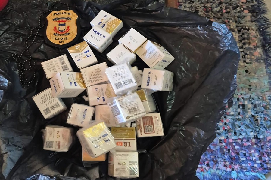 Polícia Civil apreende medicamentos para emagrecimento de origem paraguaia e investiga comércio clandestino em Aripuanã  