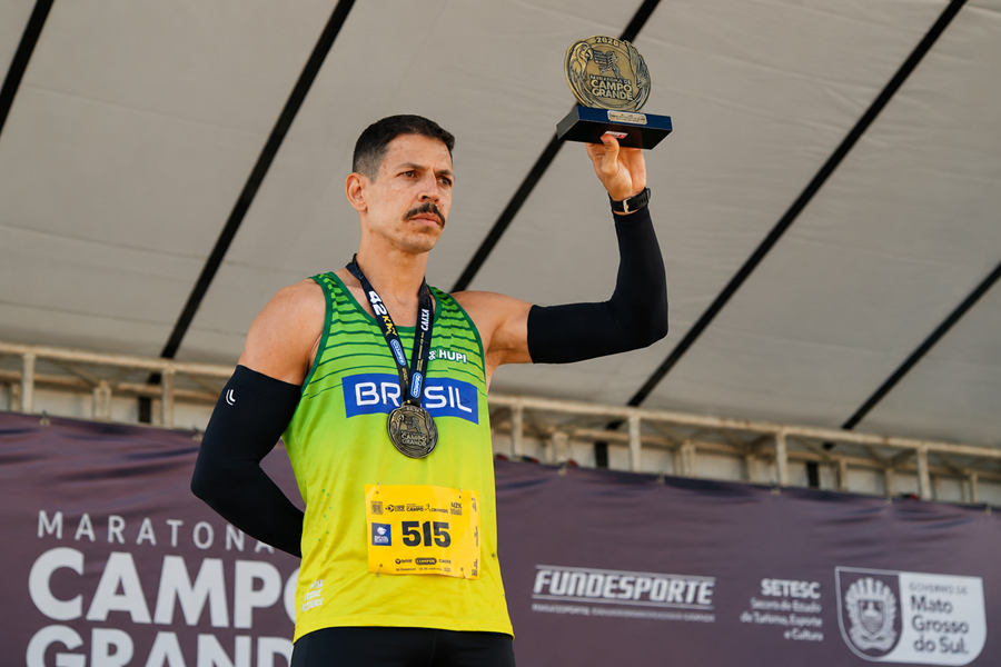 Atleta de Aripuanã conquista pódio na 5ª Maratona de Campo Grande com novo recorde pessoal 