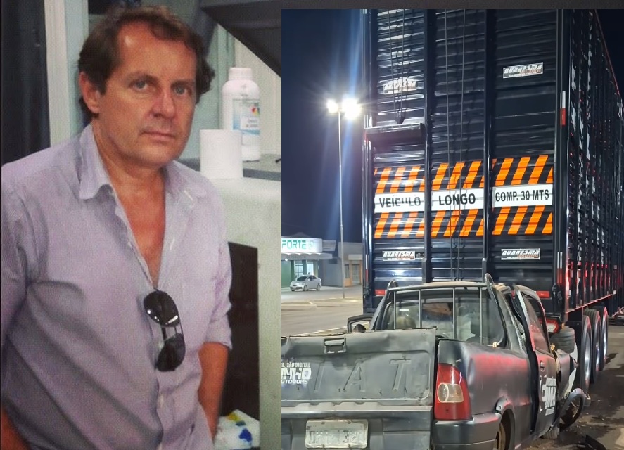 Empresário de Juína morre após grave acidente de carro  