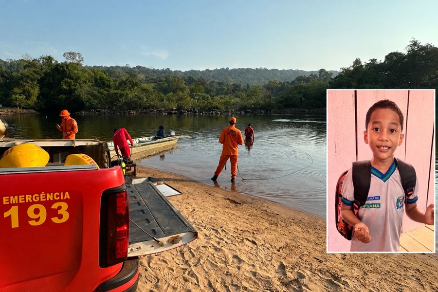 Menino de 5 anos desaparecido no Rio Aripuanã é encontrado morto após três dias de buscas 