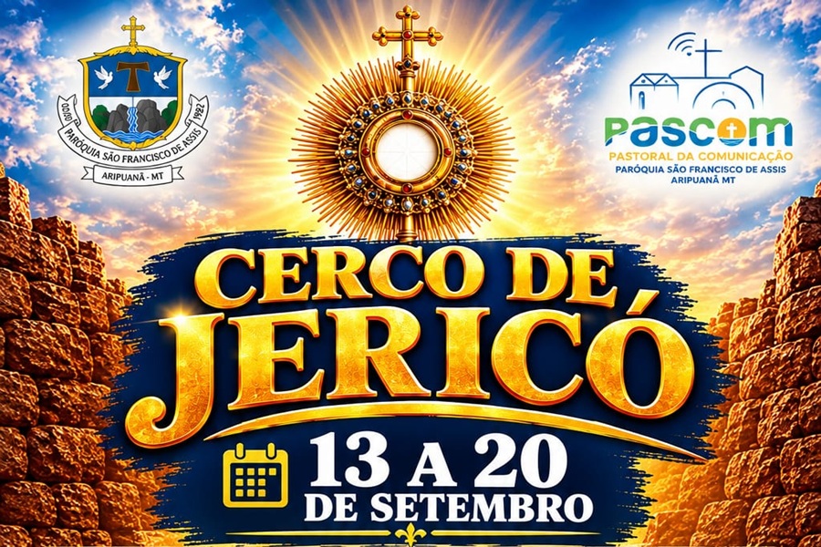 Matriz São Francisco de Assis realiza Cerco de Jericó com programação especial de fé e oração em Aripuanã 