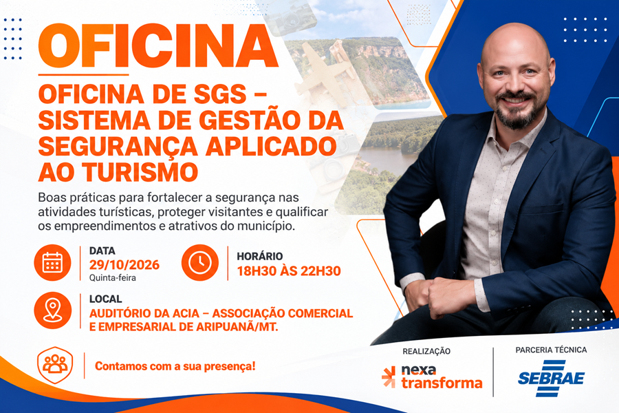 Aripuanã realiza oficina sobre segurança no turismo e validação do Plano Municipal de Turismo 