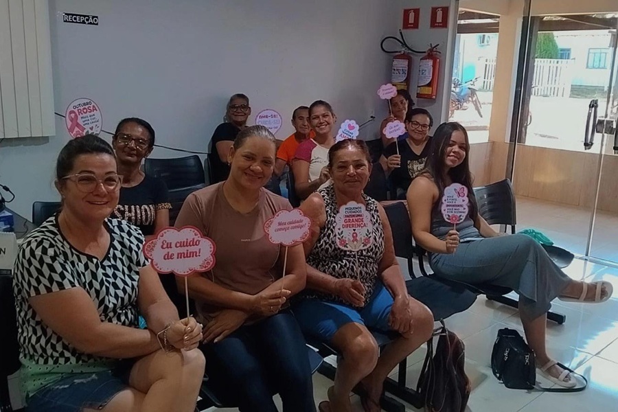 Secretaria de Saúde realiza atendimentos durante ação do Outubro Rosa em Aripuanã 